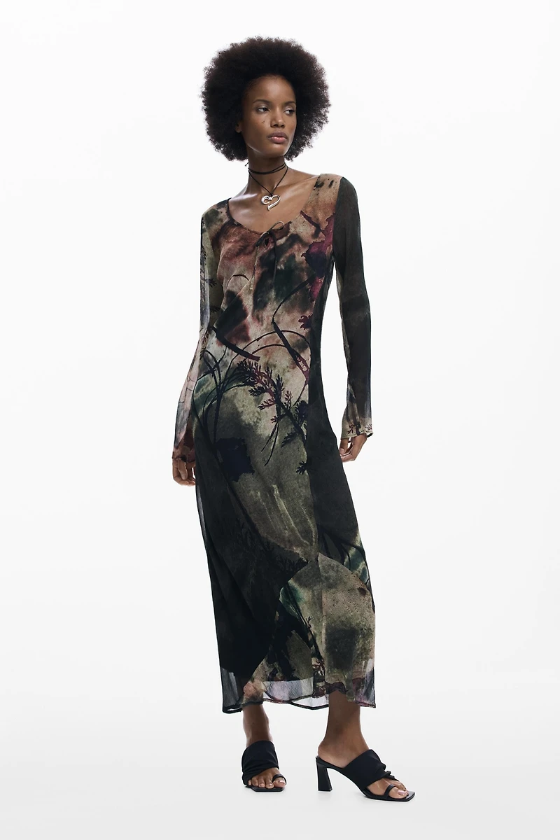 Desigual Women's Abstract midi dress