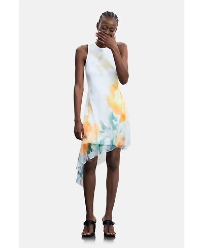 Desigual Women's Asymmetric sleeveless dress