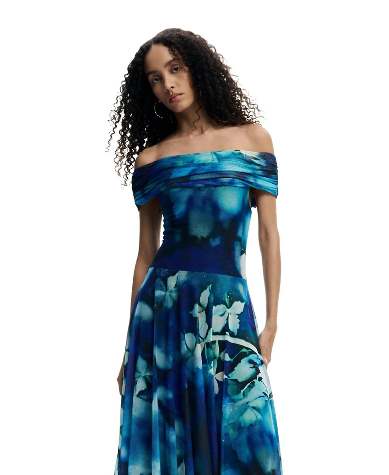 Desigual Women's Long floral dress