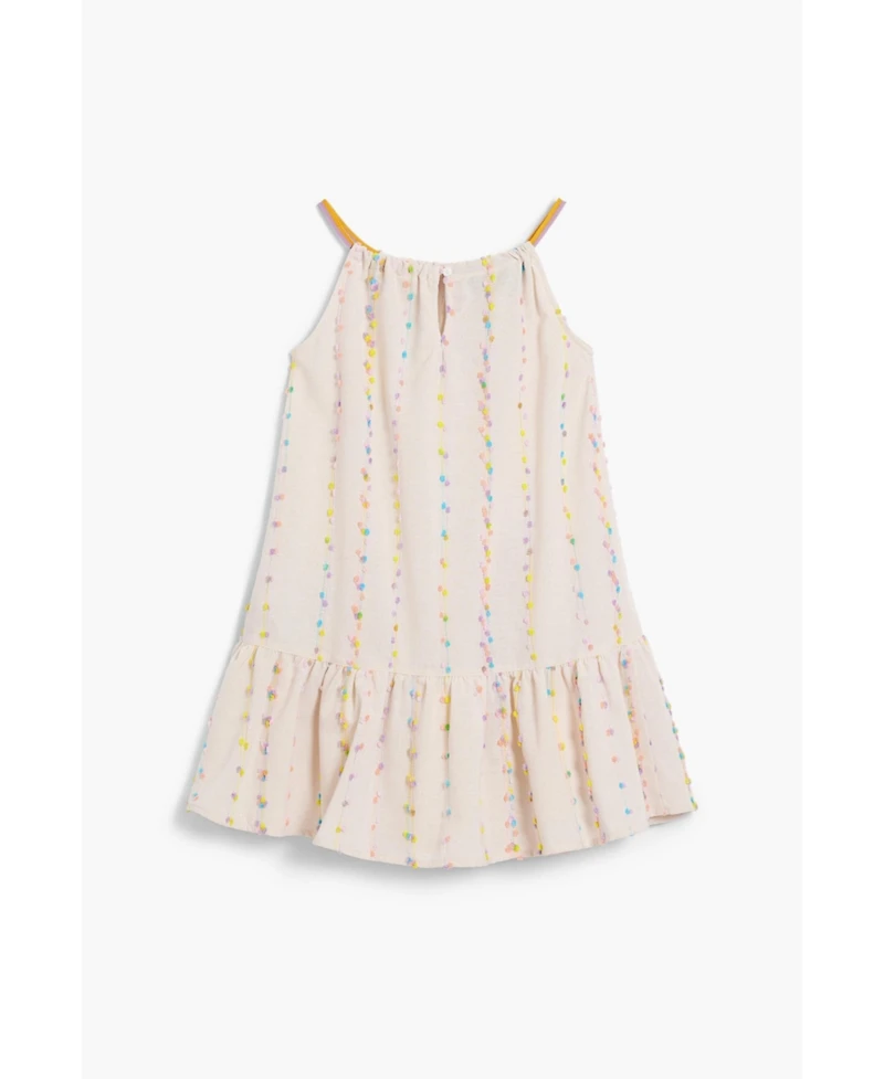 Desigual Girls Girls's Strappy dress with pompoms