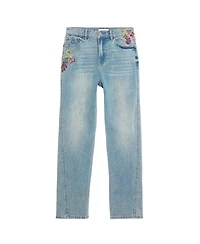 Desigual Women's Straight floral jeans