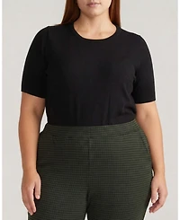 Universal Standard Plus Savvy Fine Knit Sweater Top