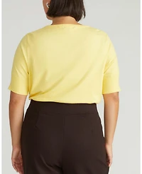 Universal Standard Plus Savvy Fine Knit Sweater Top