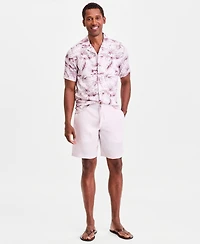Club Room Men's 100% Linen Drawstring Shorts, Created for Macy's