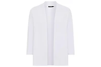 Olsen Women's Rib Knit Open Front Cardigan