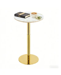 Streamdale Furniture Circular Rock Slab Bar Table