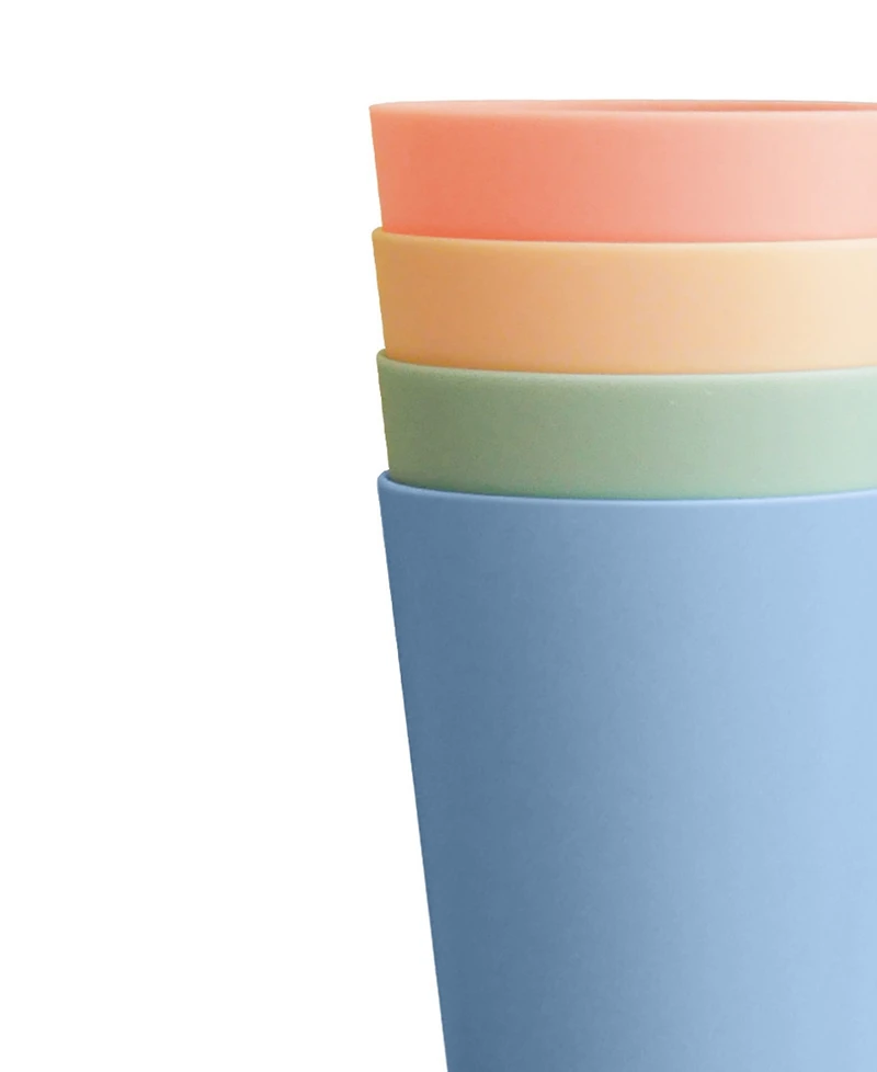 Abode Homewares Essential Polypropylene Jumbo Assorted 4 Pack