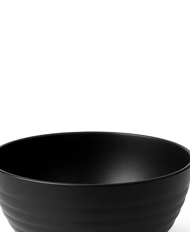 Abode Homewares Ribbed Coupe Wheat Cereal Bowls, Set of 8