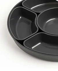 Abode Homewares Divided 8-Pc. Lazy Susan Serving Set