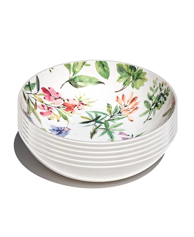 Abode Homewares Craft Coupe Wildseed Flowers Bowls, Set of 6