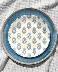 Abode Homewares Kashmir NewWave Melamine Dinner Plates, Set of 6