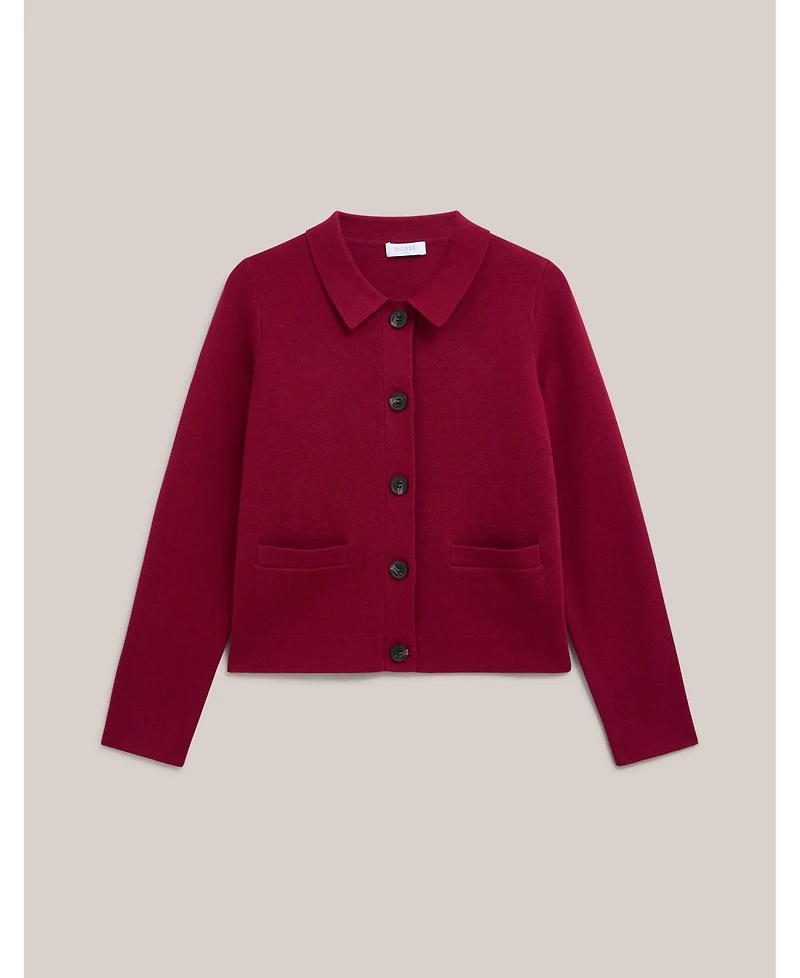 Hobbs London Women's Dannie Cinched-Waist Collard Shirt