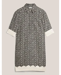 Hobbs London Women's Marciella 3/4 Sleeve Printed Mini Dress