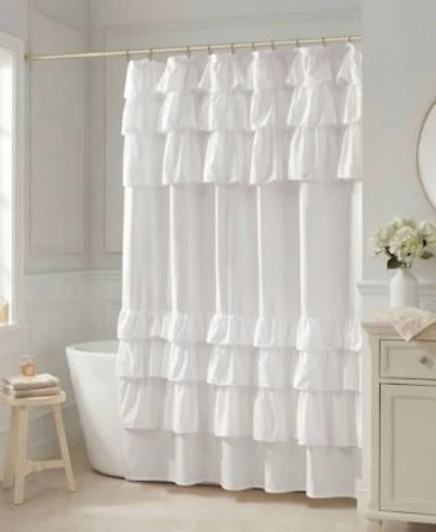 Madison Park Grace Ruffled Shower Curtains