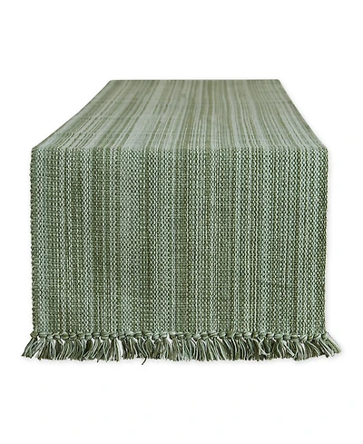 Design Imports Variegated Fringe Table Runner