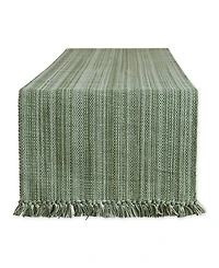 Design Imports Variegated Fringe Table Runner