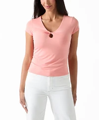 Guess Women's Emmie Short-Sleeve Top