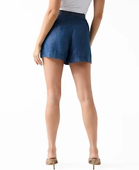 Guess Women's New Valentina High-Rise Denim Shorts