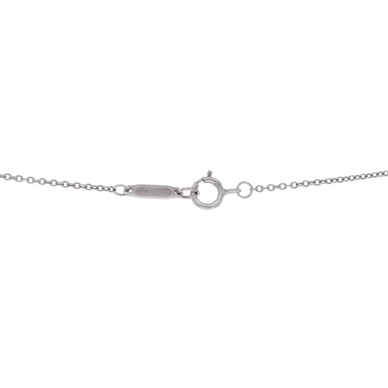 Pre-Owned Tiffany & Co Atlas Pierced Circle Pendant Necklace