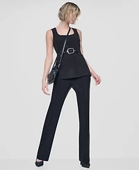 Dkny Women's Belted Sleeveless Vest