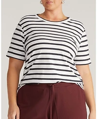 Universal Standard Plus Light-As-Air Tee Rex