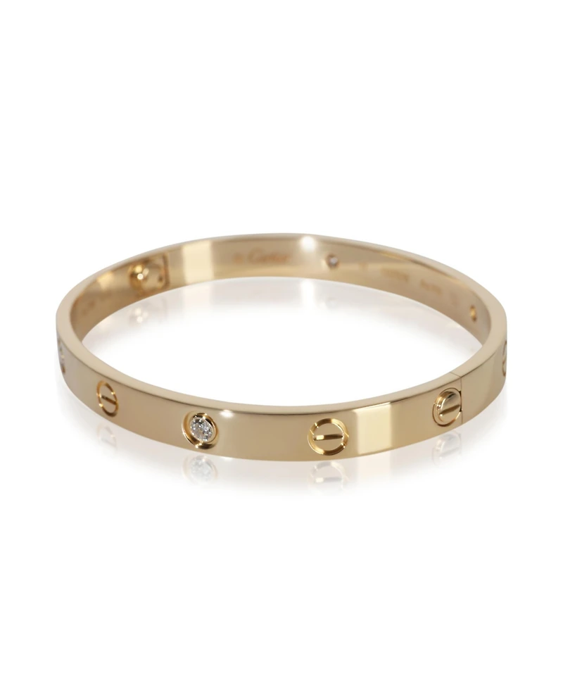 Pre-Owned Cartier Yellow Gold Diamond Love Bracelet