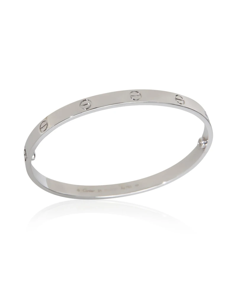 Pre-Owned Cartier White Gold Love Bracelet