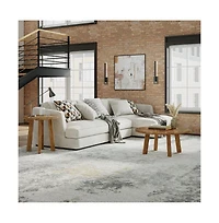 Jofran Reclamation 36" Round Rustic Reclaimed Solid Wood Coffee Table