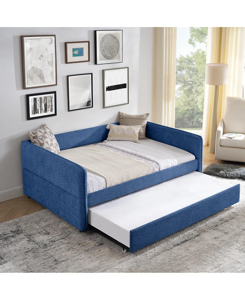 Streamdale Furniture Full Daybed With Trundle Sofa Bed