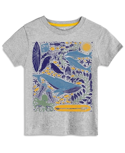 Mightly Toddler Fair Trade Organic Cotton Graphic Short Sleeve T-Shirt
