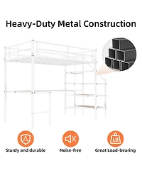 Streamdale Furniture Loft Bed Stairs, Desk and Storage