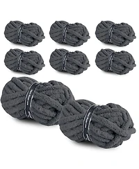 Gnuadz 64 Ounce Chunky Chenille Yarn for Hand Knitting Blanket 8 Pack
