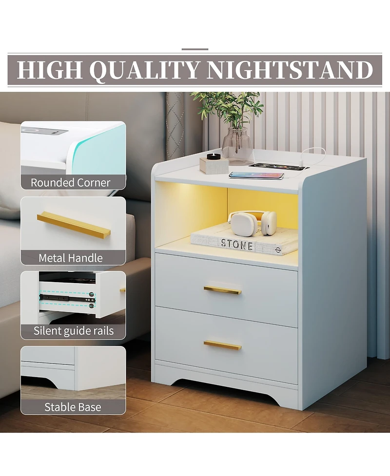 Vlsrka Vanity Makeup Desk with Mirror and Lights