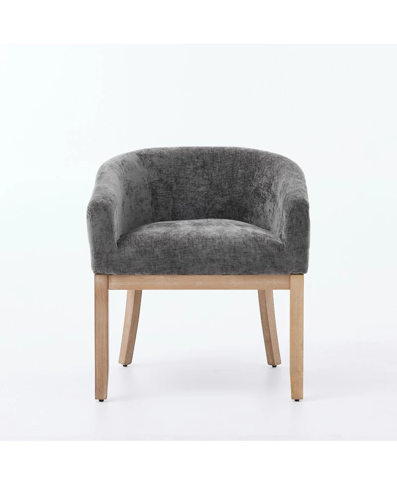 Streamdale Furniture Mid Century Barrel Dining Chairs