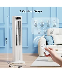 Antarctic Star 2-in-1 Evaporative Air Cooler and Tower Fan, Top-Fill with Remote