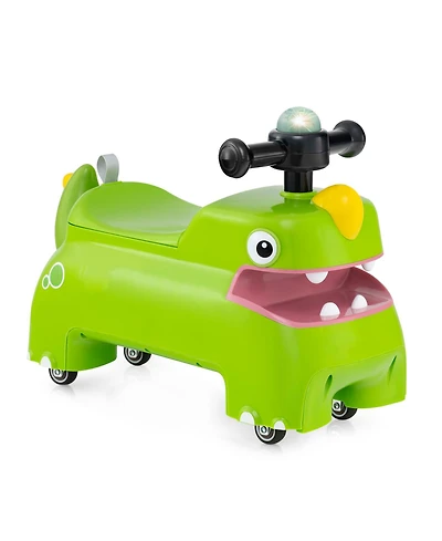 Slickblue Toddler Walking Ride-On Car Toy with Lights and Music