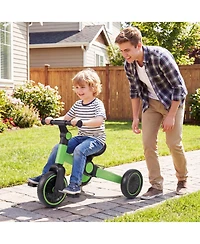 Slickblue Toddler 5-in-1 Balance Bike with Adjustable Seat and Removable Pedals