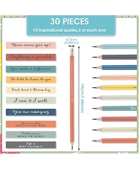 Gnuadz Inspirational Pencils Bulk Graduation Gift Teacher Motivational Saying School Awards Party Favor