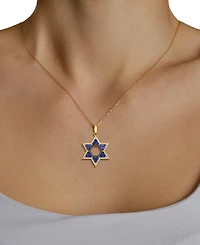 Le Vian Tanzanite (1-3/4 ct. t.w.) & Diamond (3/8 ct. t.w.) Pendant Necklace in 14k Honey Gold