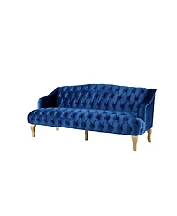Streamdale Furniture Comfy 3-Seat Sofa with Curved Wooden Legs, Perfect for Living Room and Study