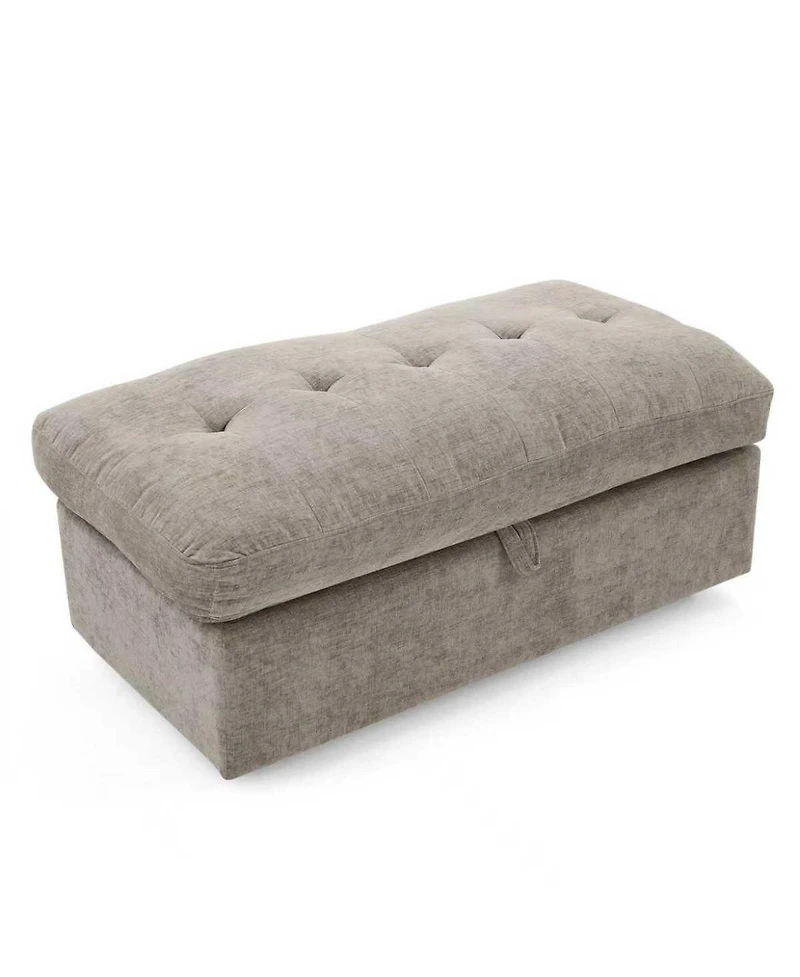 Streamdale Furniture Reclining Sofa with Usb, Ottoman