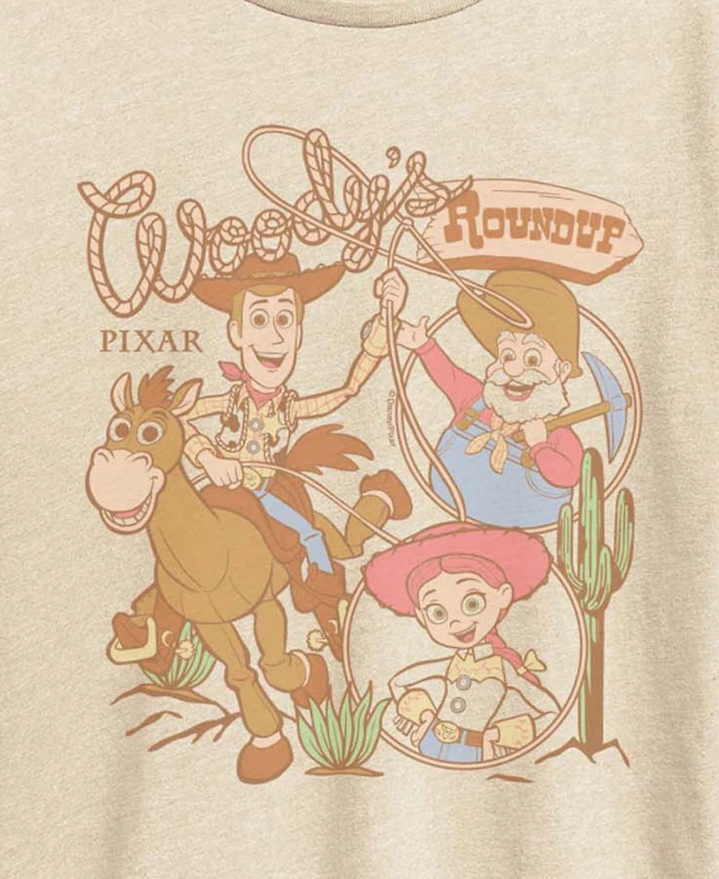 Hybrid Apparel Plus Toy Story 4 Woodys Roundup Short-Sleeve Graphic T-Shirt