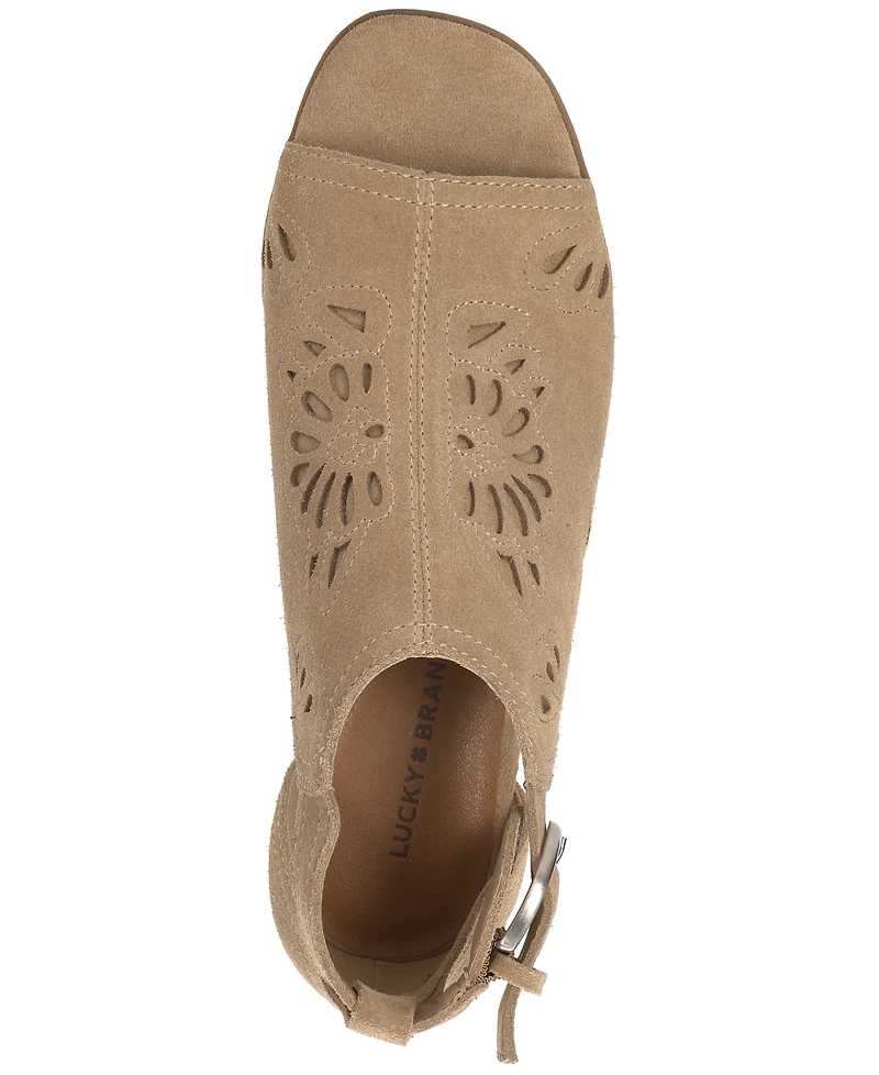 Lucky Brand Women's Cormyn Cutout Square Toe Shooties