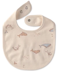 Carter's Baby Boys' Whale Bibs, 3-Pack