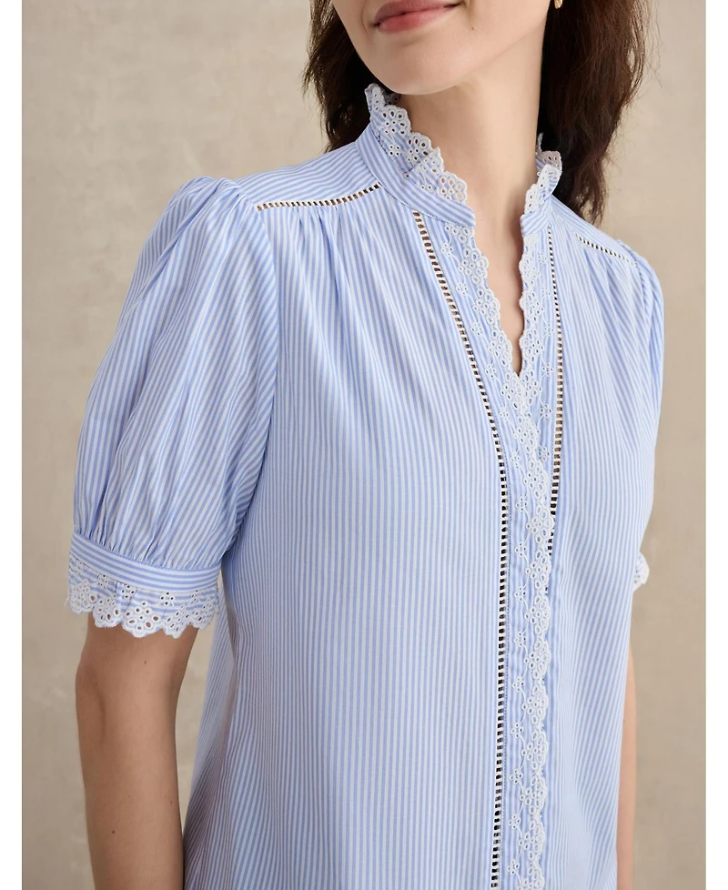 Hobbs London Women's Ginny Belted Pleated Midi Shirt Dress