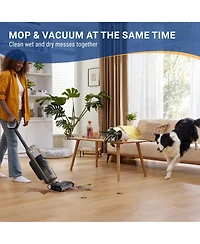 Tineco LiteVak Wash Pro Cordless Wet Dry Mop and Vacuum Cleaner for Hard Floors