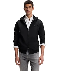 Boss by Hugo Men's Cotton-Blend Zip-Up Regular-Fit Hoodie