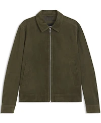 Boss by Hugo Men's Suede Regular-Fit Leather Jacket