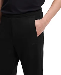 Boss by Hugo Men's Embroidered Logo Cotton-Blend Tracksuit Bottoms Pants