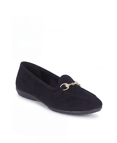 Menina Step Women's Royal Suede Buckle Slipper